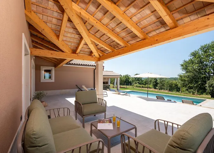 Pet Friendly For Up To 8 People With Private Pool & Playground In Istria Villa *